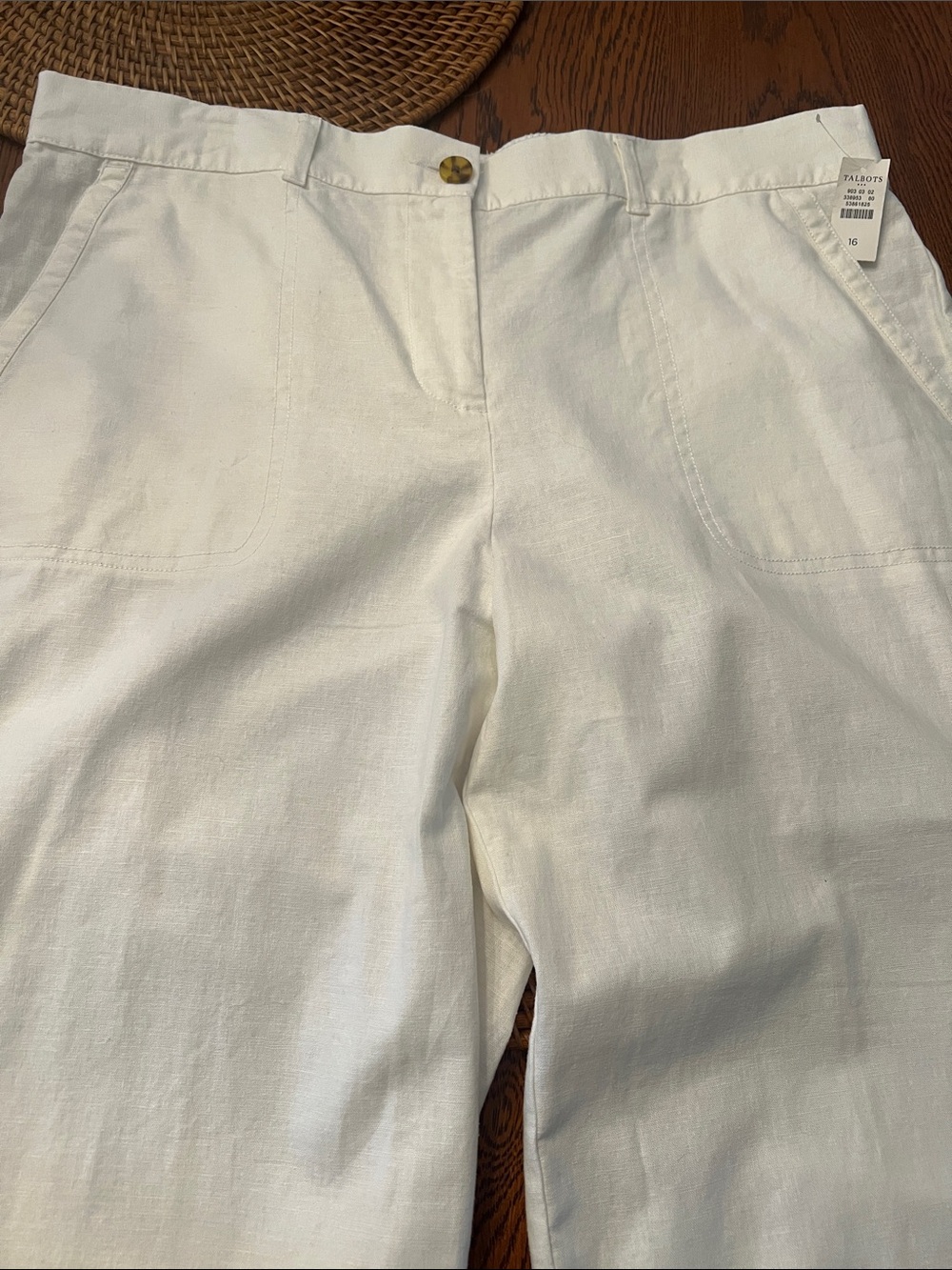 Talbots Crop Summer Dress Pants NWT